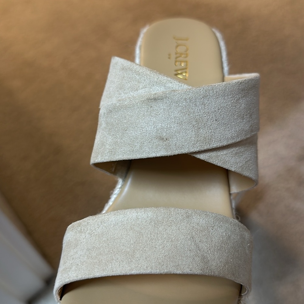 JCrew factory wide strap mule Espadrille - Picture 6 of 8